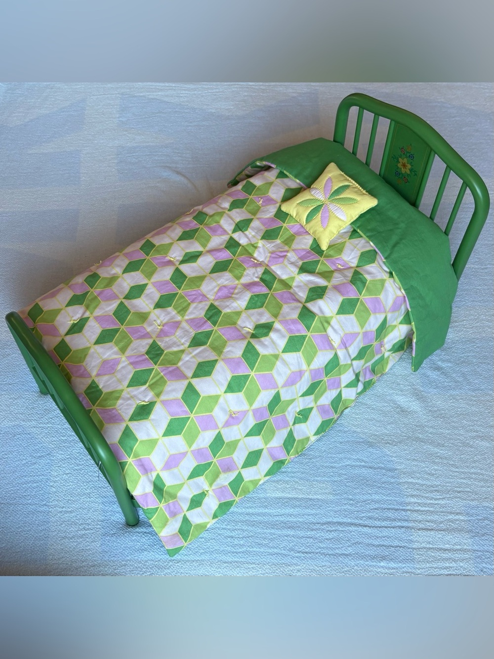 American Girl Doll Kit's Day
Bed and Quilt Set
